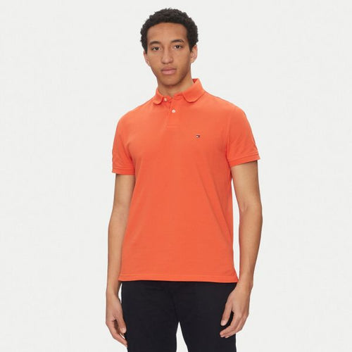 Tommy Hilfiger Regular Polo Oranje