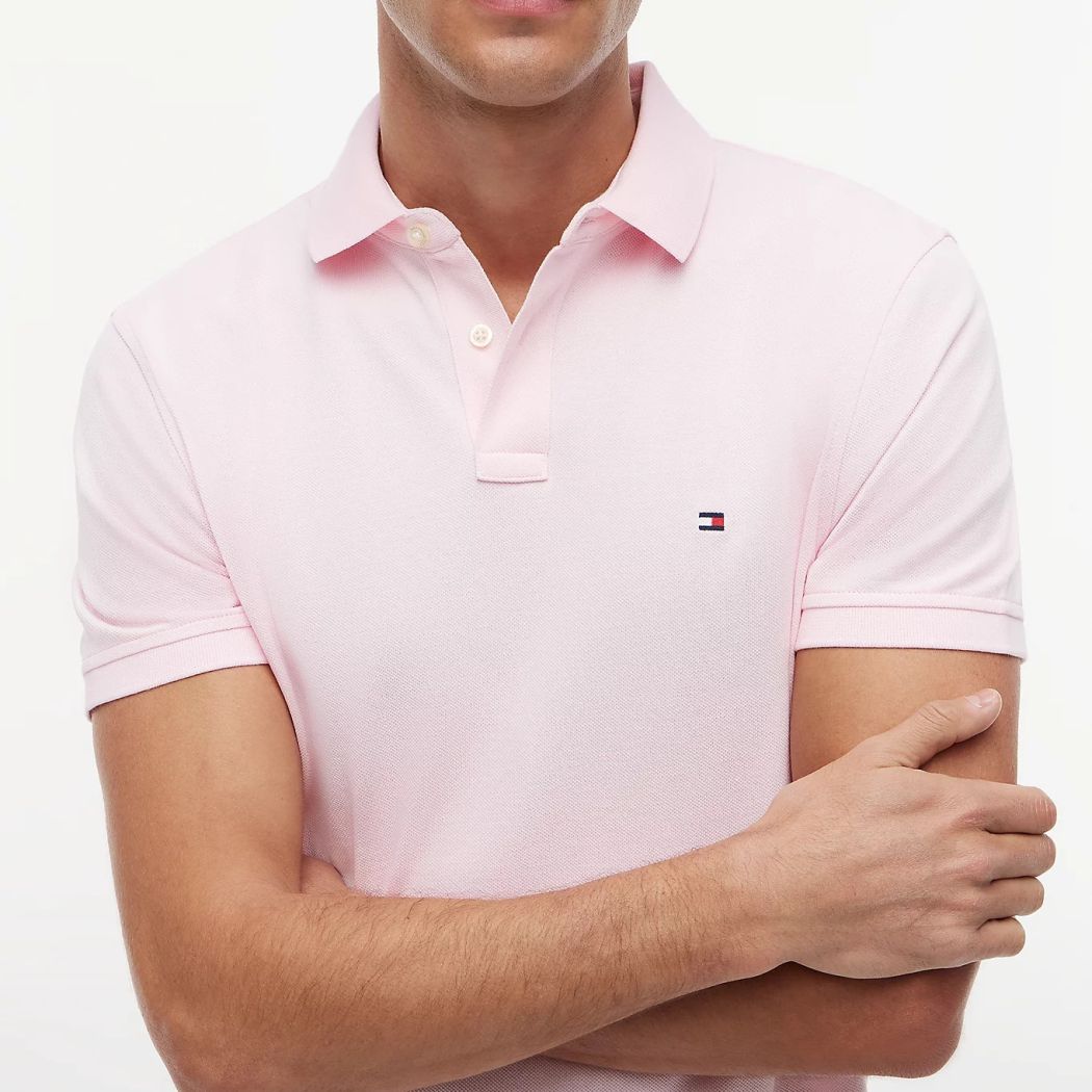 Tommy Hilfiger Regular Polo Roze