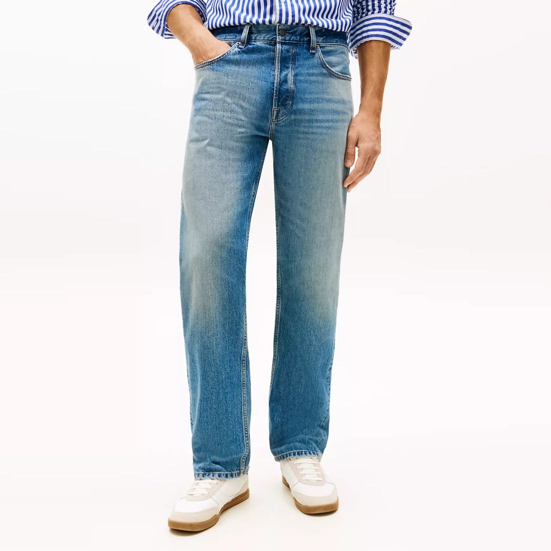 Tommy Hilfiger Regular Straight Dover Jeans Blauw