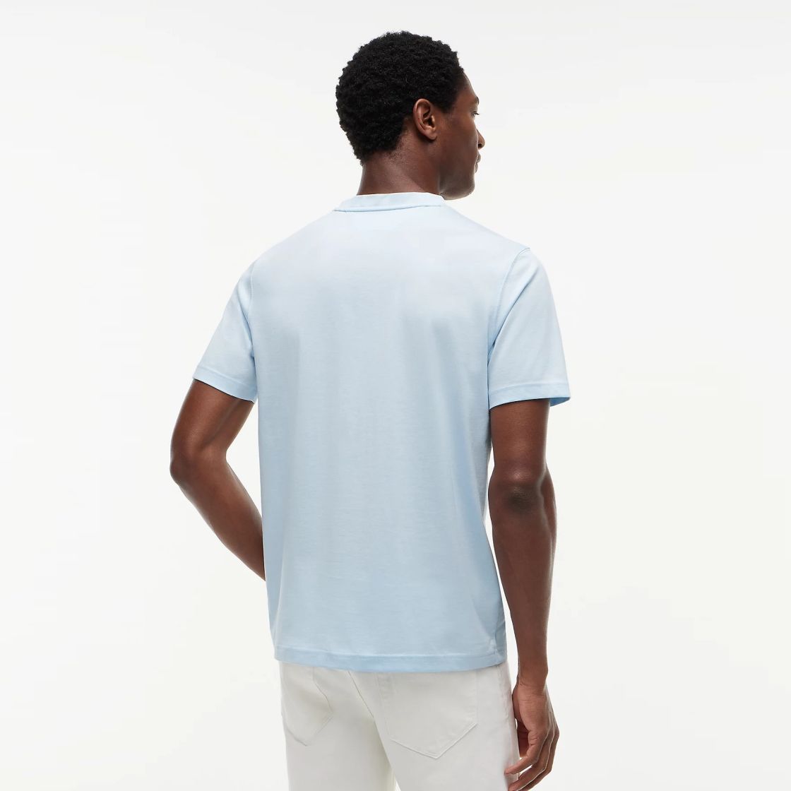 Tommy Hilfiger Script Monogram T-shirt Licht Blauw