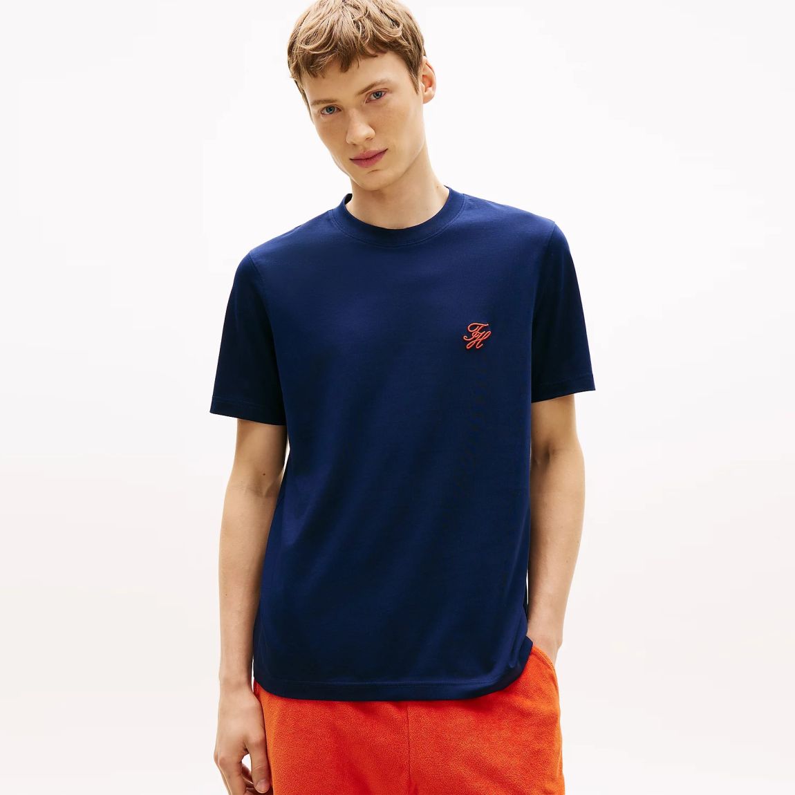 Tommy Hilfiger Script Monogram T-shirt Navy