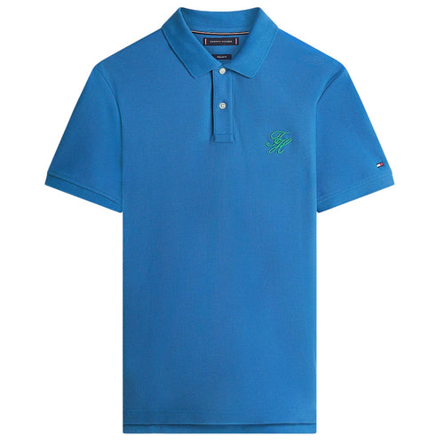 Tommy Hilfiger Script Regular Polo Blauw