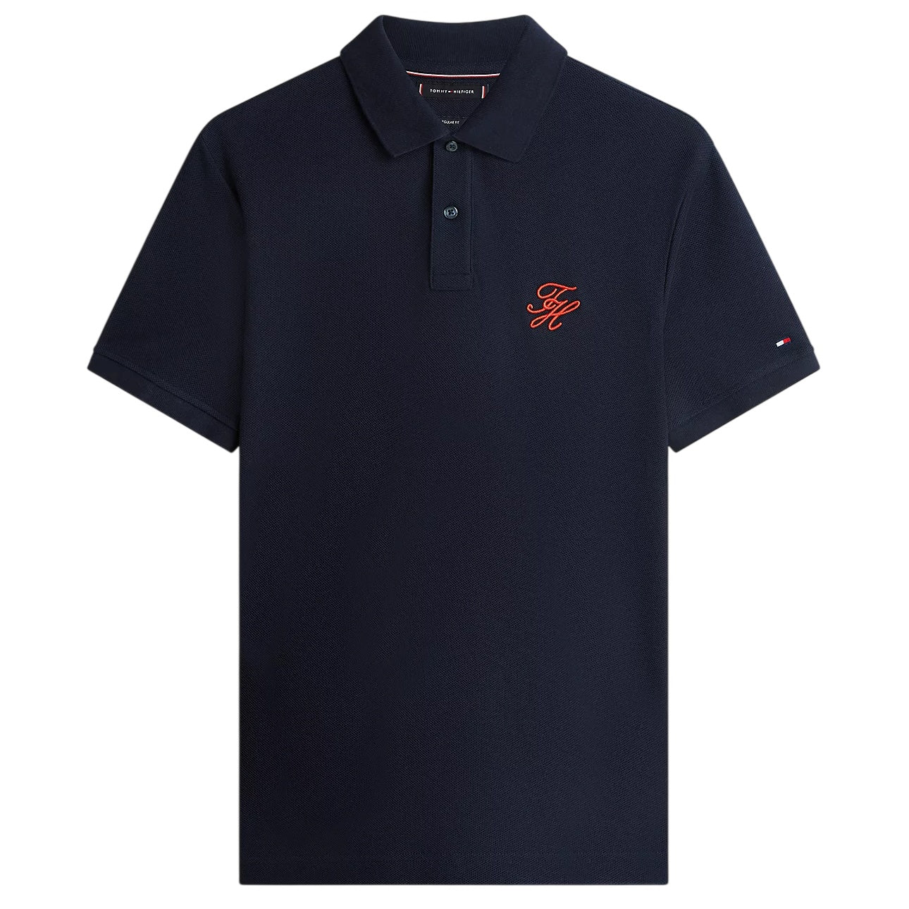 Tommy Hilfiger Script Regular Polo Navy