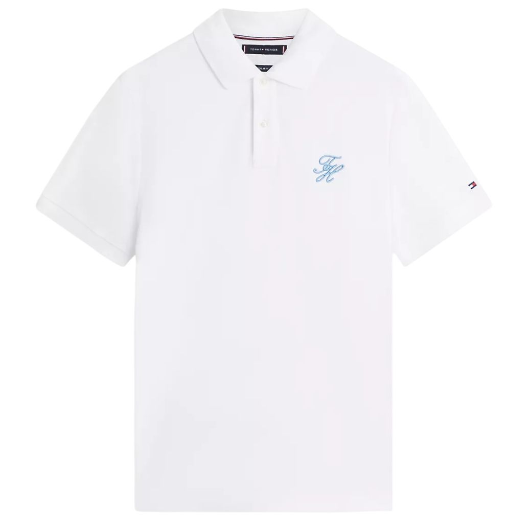 Tommy Hilfiger Script Regular Polo Wit