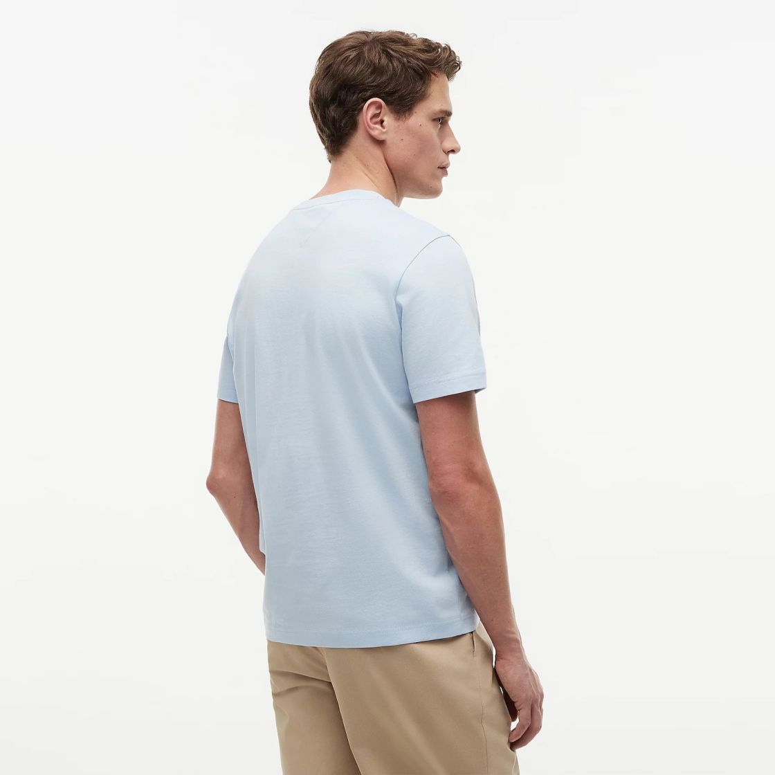 Tommy Hilfiger Script Stack T-shirt Licht Blauw