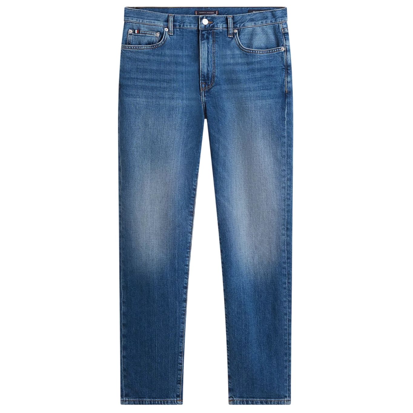 Tommy Hilfiger Slim Straight Denton Jeans Blauw