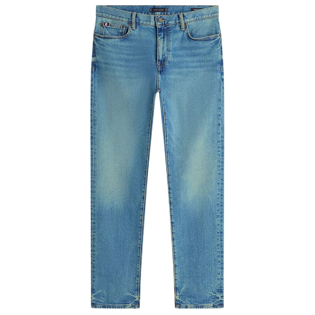 Tommy Hilfiger Slim Straight Denton Jeans Blauw