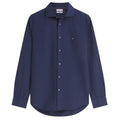 Tommy Hilfiger Washed Poplin Overhemd Navy