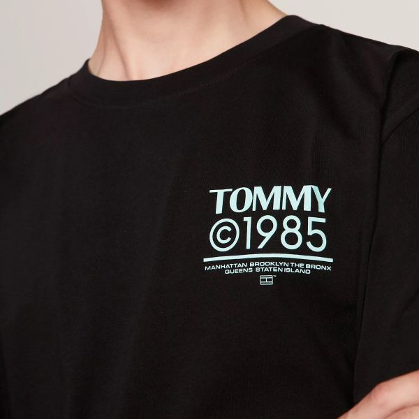 Tommy Jeans 1985 Pop T-shirt Zwart