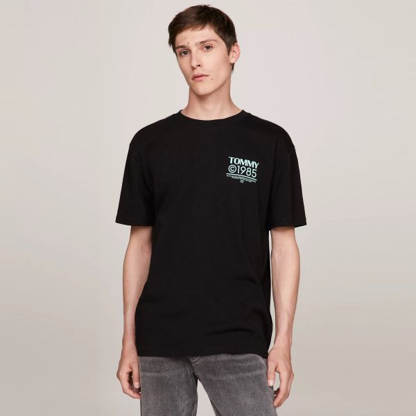 Tommy Jeans 1985 Pop T-shirt Zwart