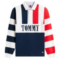 Tommy Jeans Archive Rugby Longsleeve Polo Navy