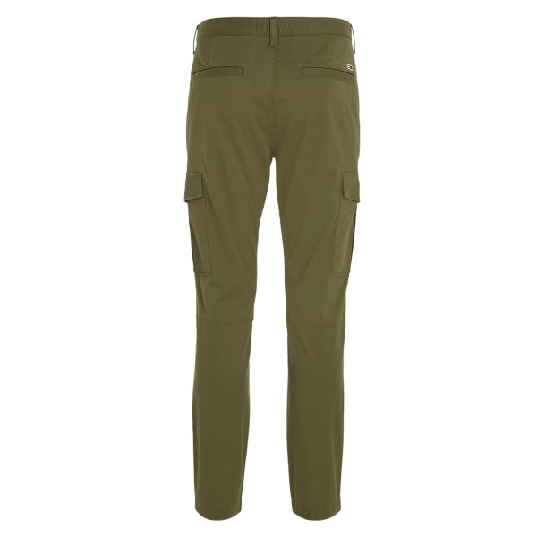 Tommy Jeans Austin Cargo Broek Donker Groen