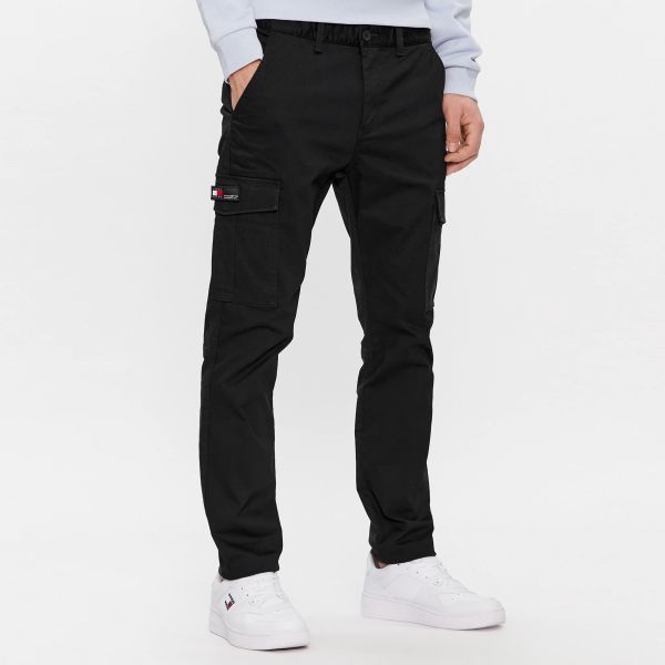 Tommy Jeans Austin Cargo Broek Zwart
