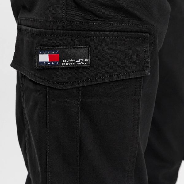 Tommy Jeans Austin Cargo Broek Zwart
