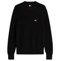 Tommy Jeans Badge Knit Sweater Zwart