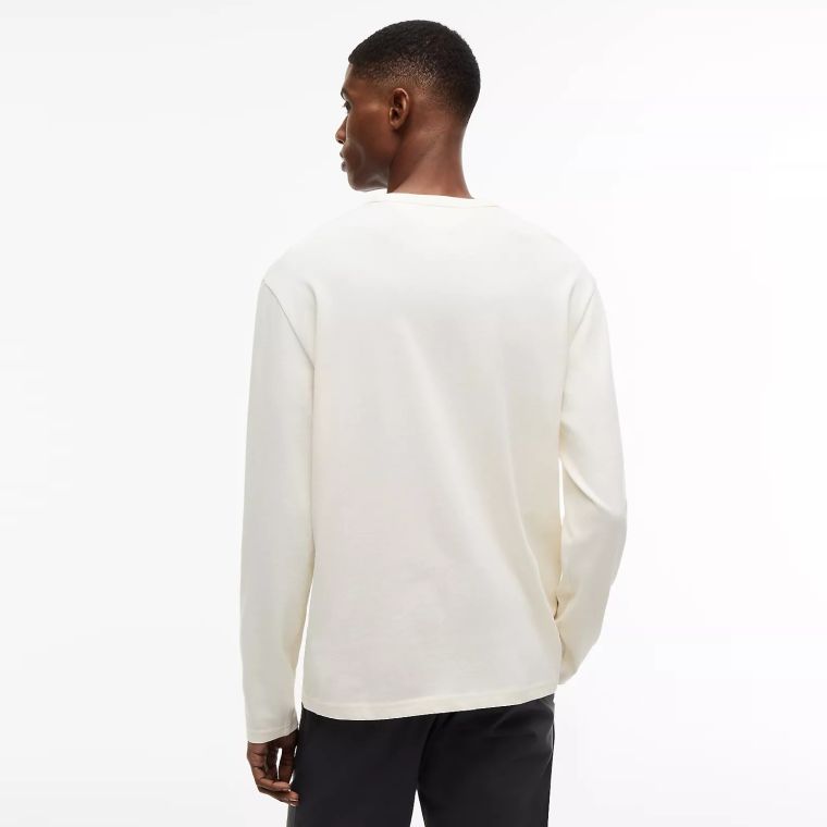 Tommy Jeans Badge Longsleeve T-shirt Off White