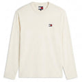 Tommy Jeans Badge Longsleeve T-shirt Off White