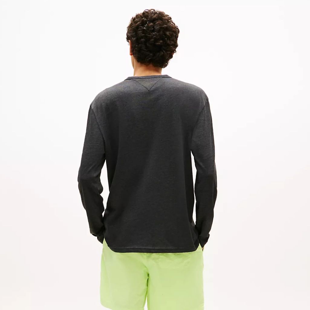 Tommy Jeans Badge Longsleeve T-shirt Zwart