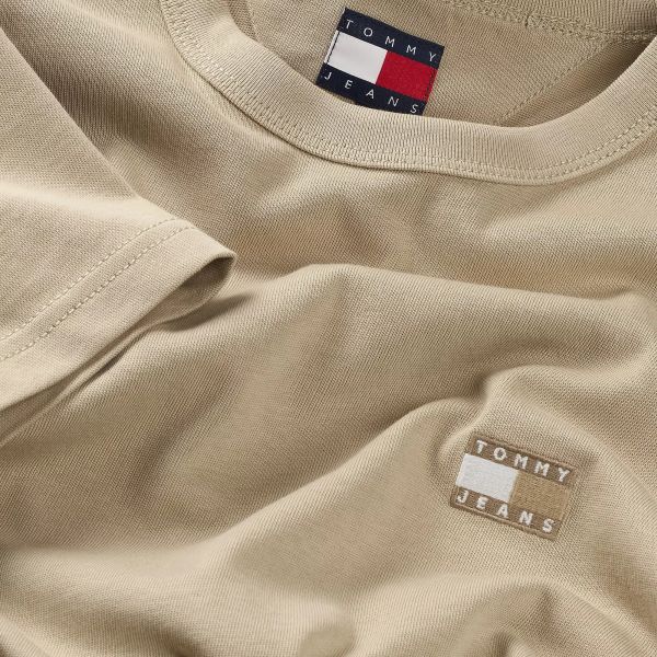 Tommy Jeans Badge T-shirt Beige