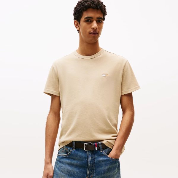Tommy Jeans Badge T-shirt Beige