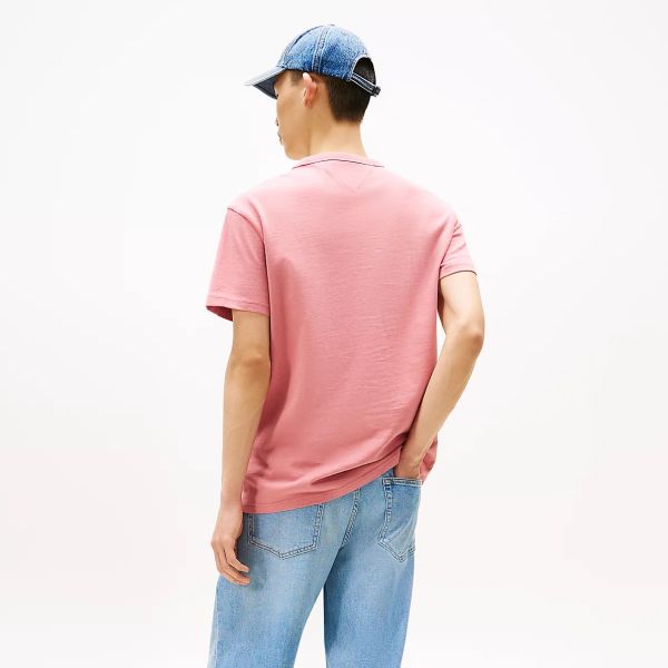 Tommy Jeans Badge T-shirt Roze