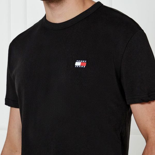Tommy Jeans Badge T-shirt Zwart