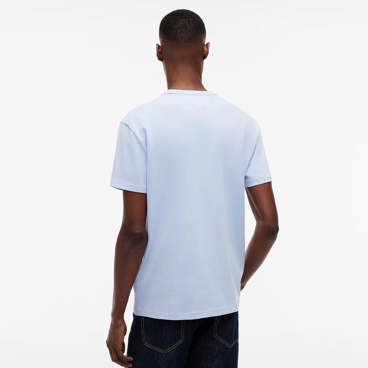 Tommy Jeans Badge T-shirt Licht Blauw