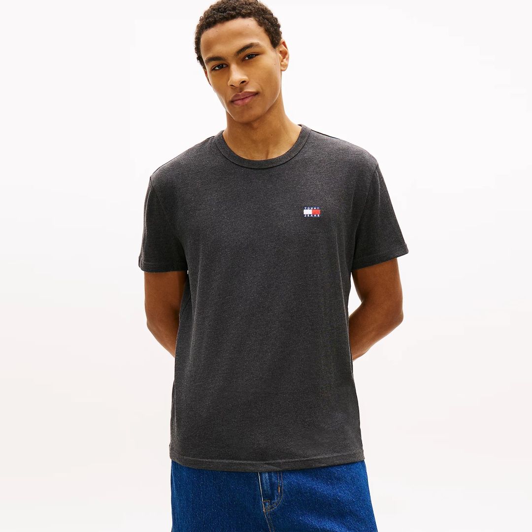 Tommy Jeans Badge T-shirt Zwart