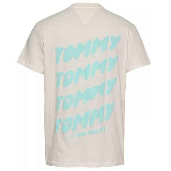Tommy Jeans Bubble Back T-shirt Off White