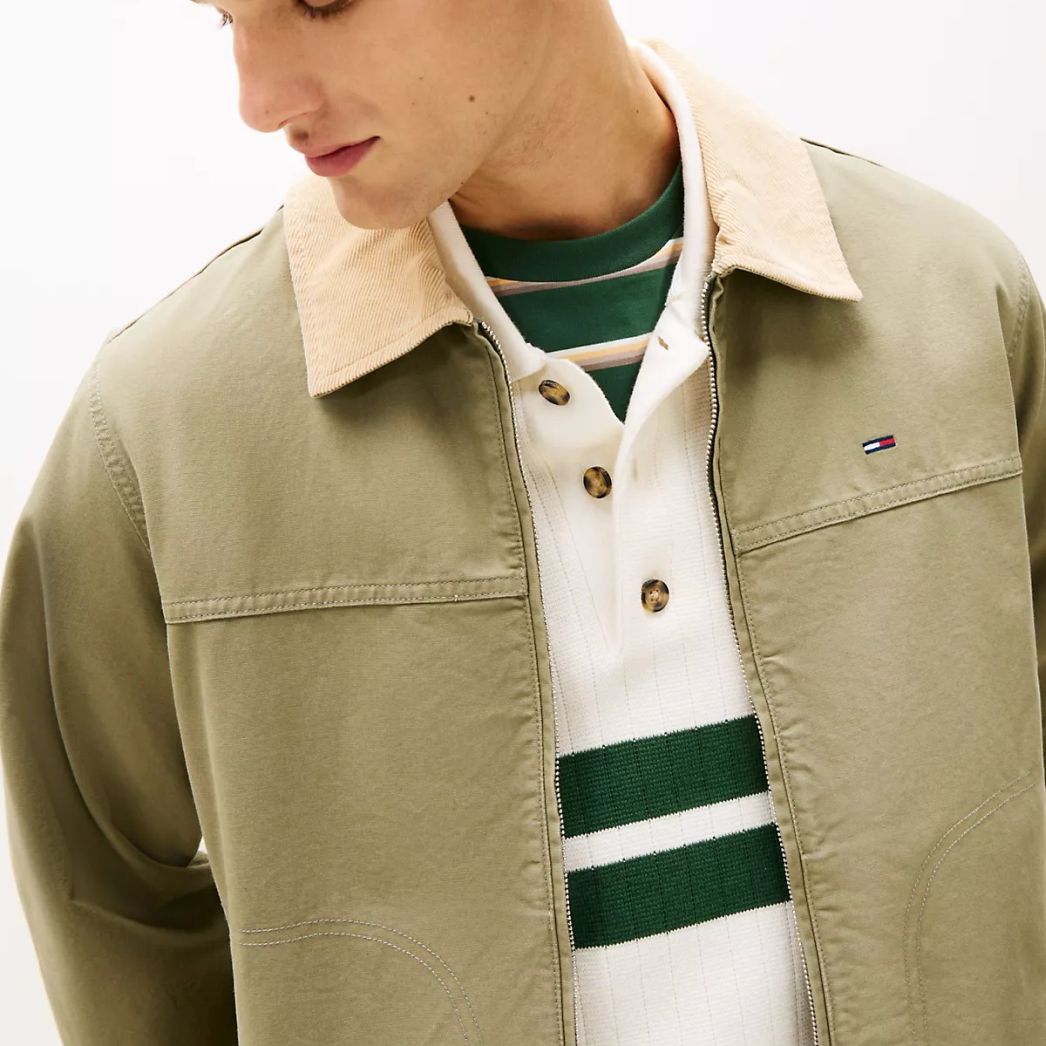 Tommy Jeans Cotton Ranch Jack Groen