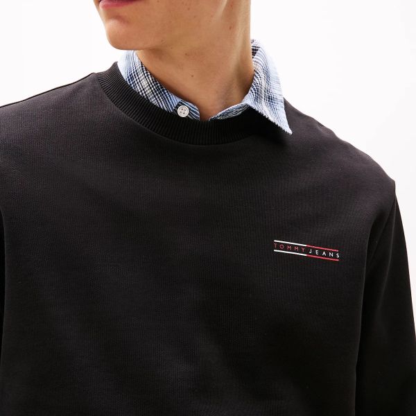 Tommy Jeans Entry Graphic Sweater Zwart