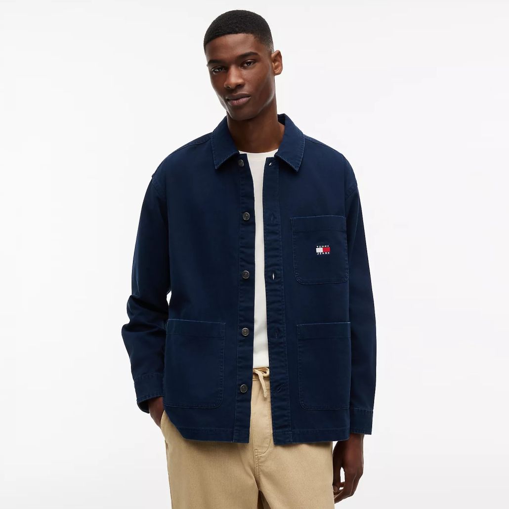 Tommy Jeans Essential Overshirt Navy