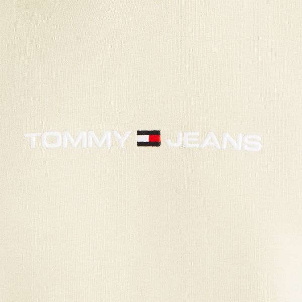 Tommy Jeans Linear Hoodie Off White