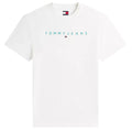 Tommy Jeans Linear Logo T-shirt Wit