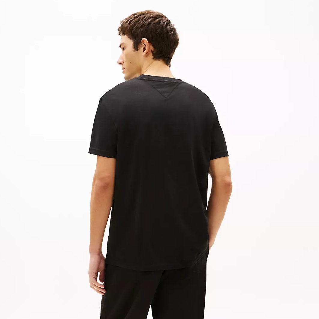Tommy Jeans Linear Logo T-shirt Zwart