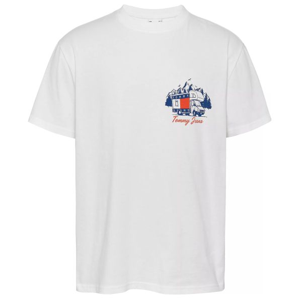 Tommy Jeans Outdoors Novelty T-shirt Wit