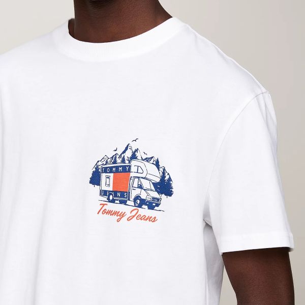 Tommy Jeans Outdoors Novelty T-shirt Wit