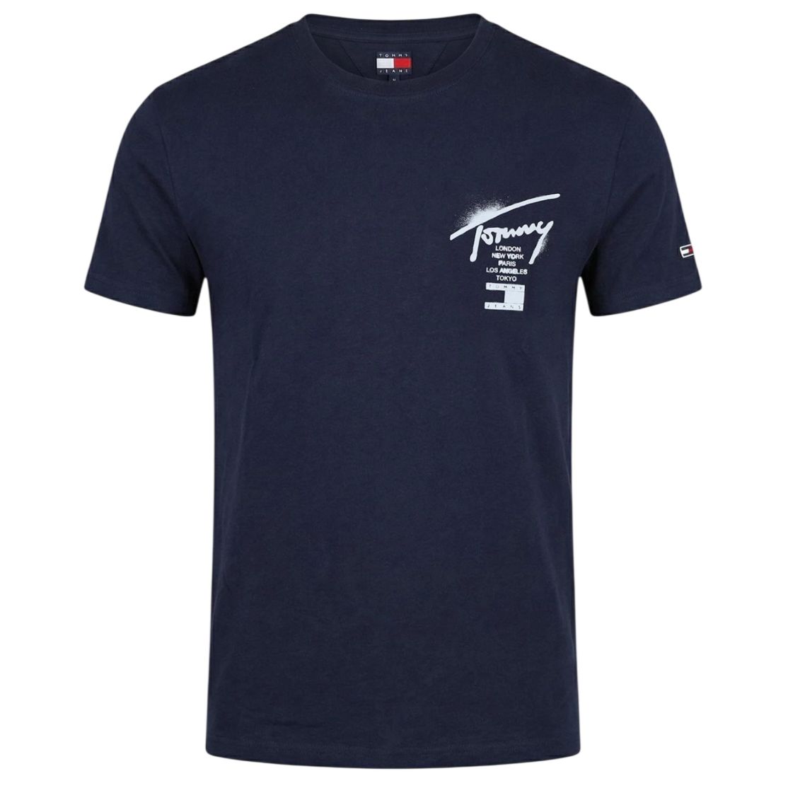 Tommy Jeans Regular City Sign T-shirt Navy
