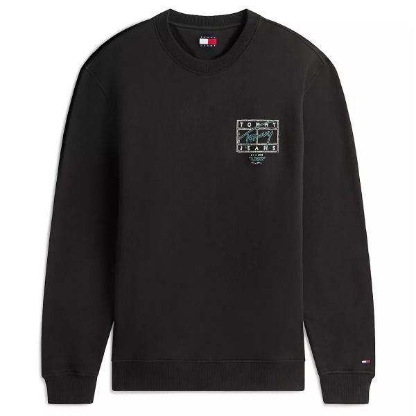 Tommy Jeans Regular Entry DNA Sweater Zwart