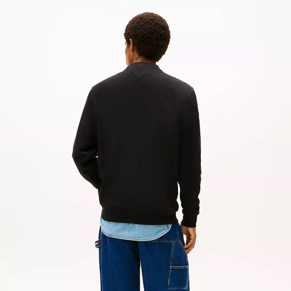 Tommy Jeans Regular Linear Sweater Zwart