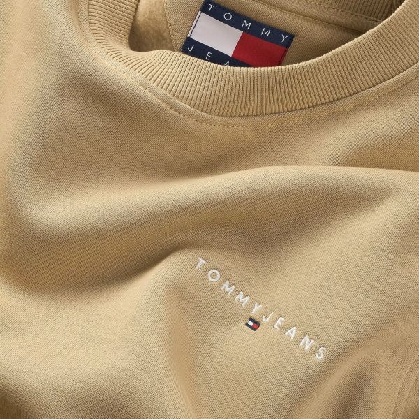 Tommy Jeans Regular Linear Sweater Beige