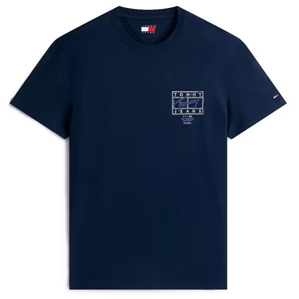 Tommy Jeans Regular Sign Spray T-shirt Navy