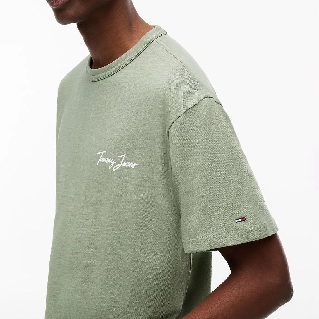 Tommy Jeans Relaxed Novelty T-shirt Groen