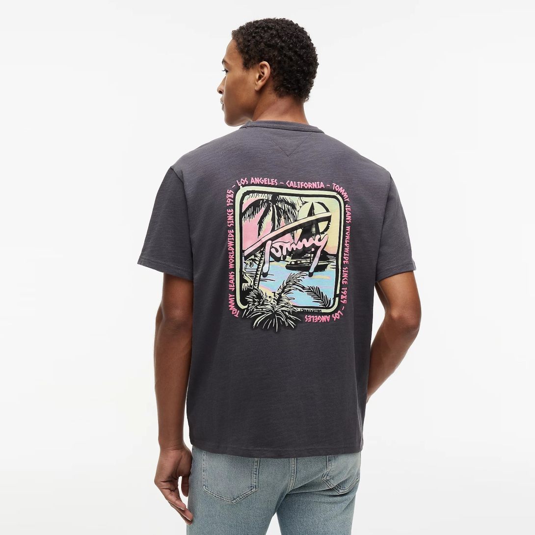 Tommy Jeans Relaxed Novelty T-shirt Zwart
