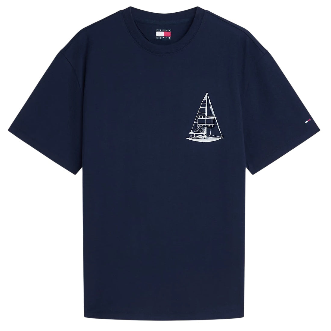 Tommy Jeans Relaxed Sailboat T-shirt Navy