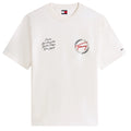 Tommy Jeans Relaxed Sign Circle T-shirt Off White