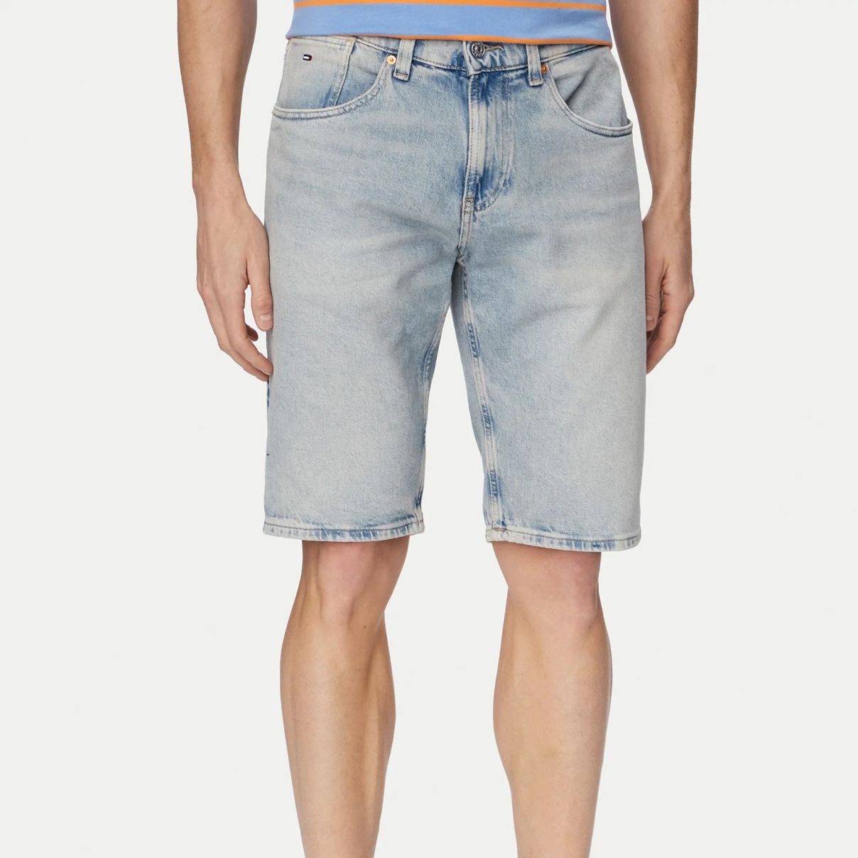 Tommy Jeans Ronnie Korte Broek Licht Blauw