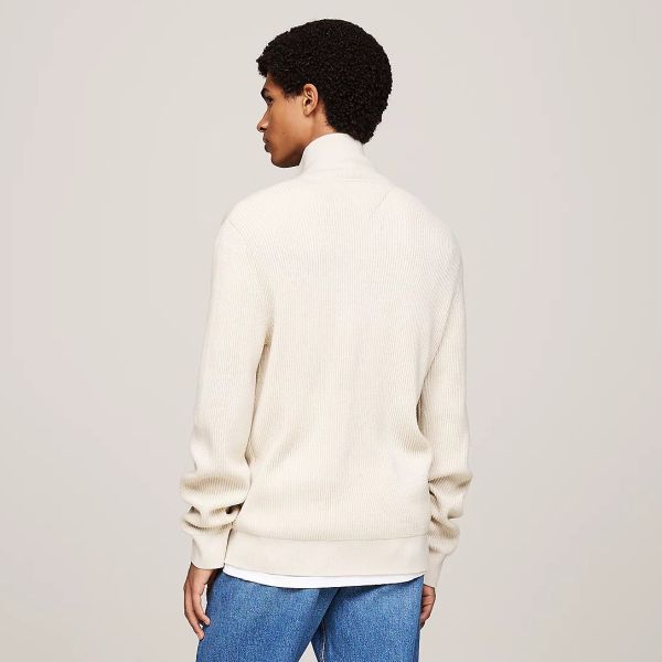 Tommy Jeans Slim Badge Vest Off White