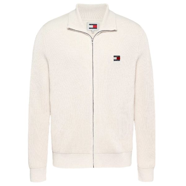 Tommy Jeans Slim Badge Vest Off White