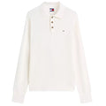Tommy Jeans Slim Essential Polo Sweater Off White